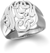 Thumbnail for your product : ginette_ny Lace Monogram Ring, White Gold