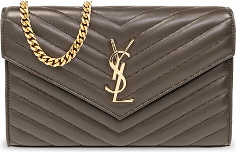 ysl wallet on chain white