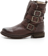 Thumbnail for your product : Frye Valerie Shearling Strappy Boots