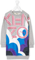 Thumbnail for your product : Kenzo Kids graphic logo printed dress