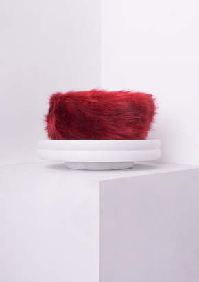 Ever New Ever New Delia Red Faux Fur Headband