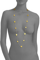 Thumbnail for your product : Gurhan 24K Yellow Gold Petal Station Necklace