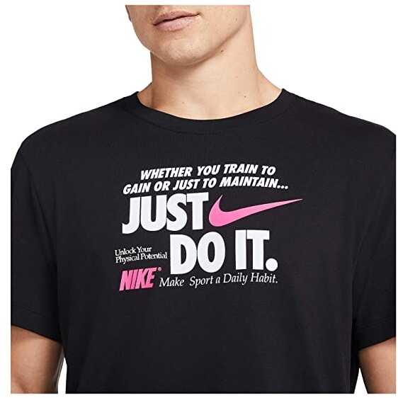 Nike Dri-FIT Cotton Tee Just Do It Verbiage - ShopStyle T-shirts