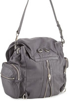 Thumbnail for your product : Alexander Wang Marti Convertible Mesh Leather Backpack, Exhaust