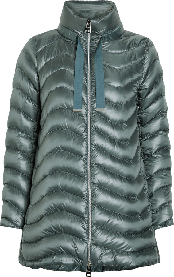 Herno Quilted Glossed Shell Jacket