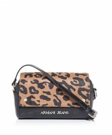 Thumbnail for your product : Armani Jeans Leopard Print Shoulder Bag