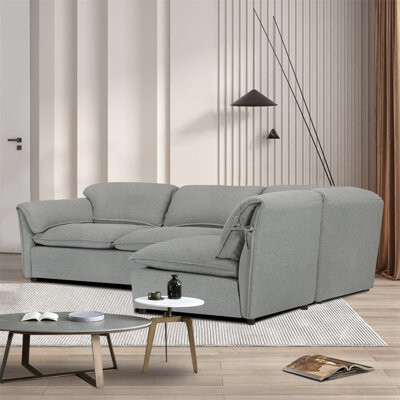 down cushion sectional sofa