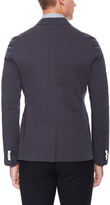 Thumbnail for your product : Z Zegna 2264 Grey Solid Cotton Sportcoat