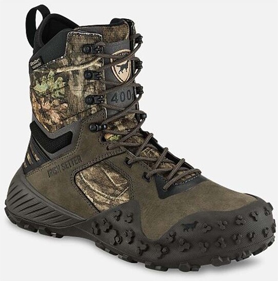 Men's Irish Setter 2024 VaprTrek Waterproof Insulated Boots Outdoor 6 Mossy Oak Country Roots Camo