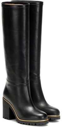 Charlotte Olympia Barbara leather knee-high boots