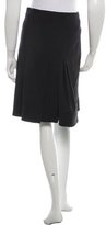 Thumbnail for your product : Akris Punto Pleated A-Line Skirt