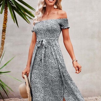 Anna-Kaci Off Shoulder Layered Dress - ShopStyle
