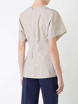 Thumbnail for your product : Alexander Wang T By flared trim blouse