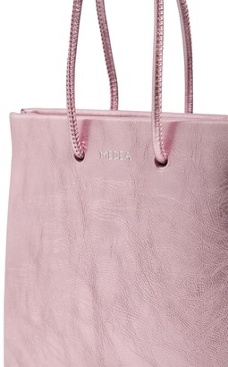 Medea Short Metallic Leather Bag