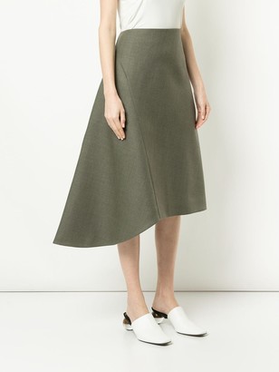 Jil Sander Asymmetric Flared Skirt