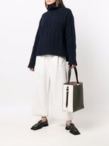 Thumbnail for your product : Valextra Two-Tone Bucket Bag
