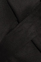 Thumbnail for your product : Rosetta Getty Cape-effect Wool Gilet - Black