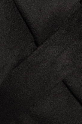 Rosetta Getty Cape-effect Wool Gilet - Black