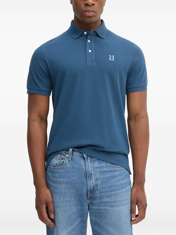 Hackett Logo-Embroidered Polo Shirt