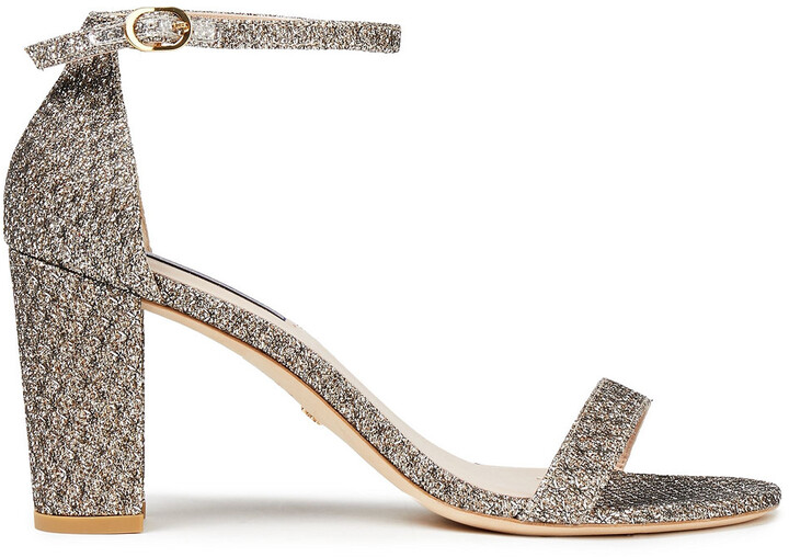 stuart weitzman glitter shoes