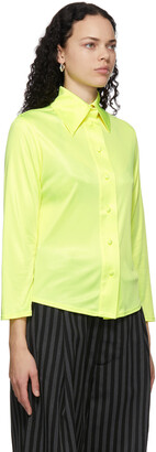 Meryll Rogge Yellow Fluid Shirt