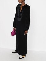 Thumbnail for your product : Silvia Tcherassi Amatic Fringed Maxi Dress