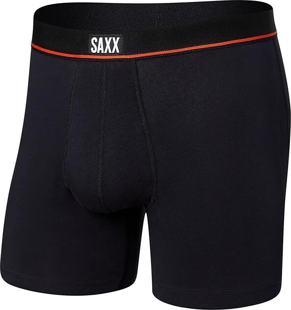 Pack of 2 Saxx Sport Mesh Brief Fly Boxers Red Black