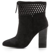 Thumbnail for your product : Belle by Sigerson Morrison Feng Cutout Suede Booties