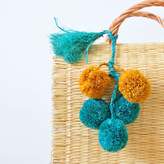 Thumbnail for your product : Soi 55 Portuguese Basket Bag Natural with Raffia Pom-Pom
