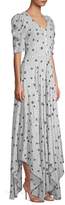 Thumbnail for your product : LoveShackFancy Coralie Floral Button-Down Maxi Dress