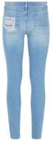 Thumbnail for your product : 7 For All Mankind Embellished Slim Illusion Skinny Jeans