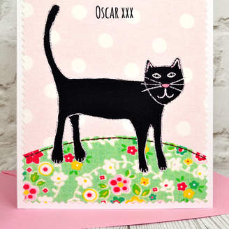 DAY Birger et Mikkelsen Jenny Arnott Cards & Gifts Personalised Mother's Birthday Card From The Cat