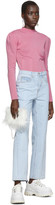 Thumbnail for your product : pushBUTTON Blue Corseted Back Jeans