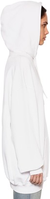 Balenciaga Oversize Logo Cotton Sweatshirt Hoodie