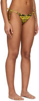 Thumbnail for your product : Versace Underwear Underwear Multicolor Barocco String Bikini Bottom