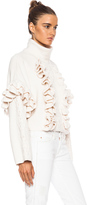 Thumbnail for your product : 3.1 Phillip Lim Cable and Ruffle Crochet Wool Turtleneck