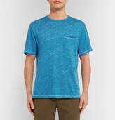 Thumbnail for your product : Rag & Bone Owen Slub Linen-Jersey T-Shirt - Men - Blue