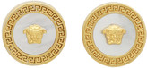Thumbnail for your product : Versace Gold Mother-Of-Pearl Tribute Earrings