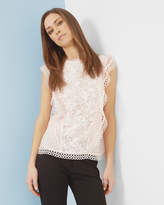 Thumbnail for your product : Ted Baker ZANIA Ruffle lace top