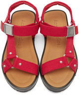 Thumbnail for your product : Acne Studios Red Ester Sandals