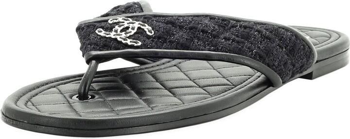 Chanel Women's Black Sandals