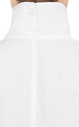 Yohji Yamamoto Men's Wrinkled Cotton Long Shirt