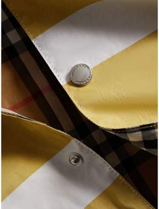Burberry Reversible Stripe and Vintage Check Cotton Jacket