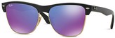 Thumbnail for your product : Ray-Ban Mirrored Clubmaster Sunglasses