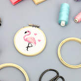 Thumbnail for your product : The Make Arcade Flamingo Mini Cross Stitch Craft Kit