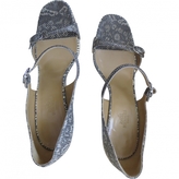 Thumbnail for your product : Hermes Python print Exotic leathers Sandals