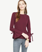 Thumbnail for your product : Ann Taylor Petite Tie Bell Sleeve Top