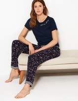 Thumbnail for your product : M&S CollectionMarks and Spencer Star Print Pyjama Bottoms