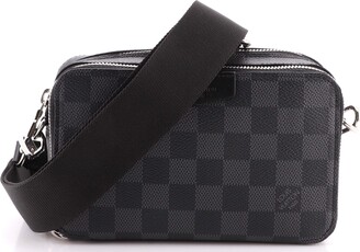Louis Vuitton Alpha Messenger Damier Graphite Giant Blue in Coated