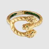 Thumbnail for your product : Gucci Dionysus bracelet in yellow gold with tsavorites